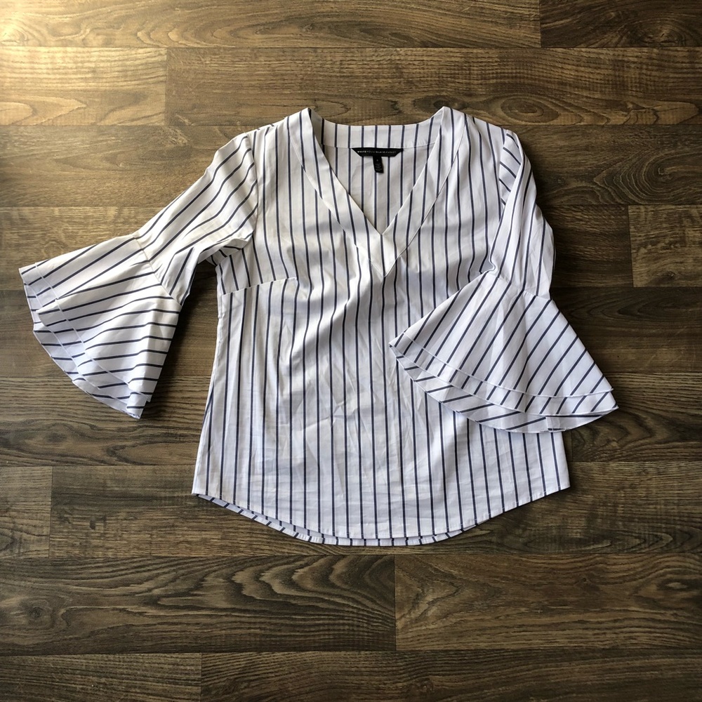 WHBM bell sleeve top